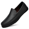 Elegant Genuine Leather Slip-On Loafers for Men