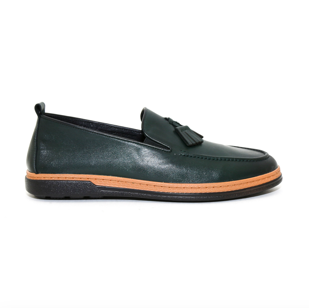 Genuine Leather Handmade Slip-On Loafers for Men