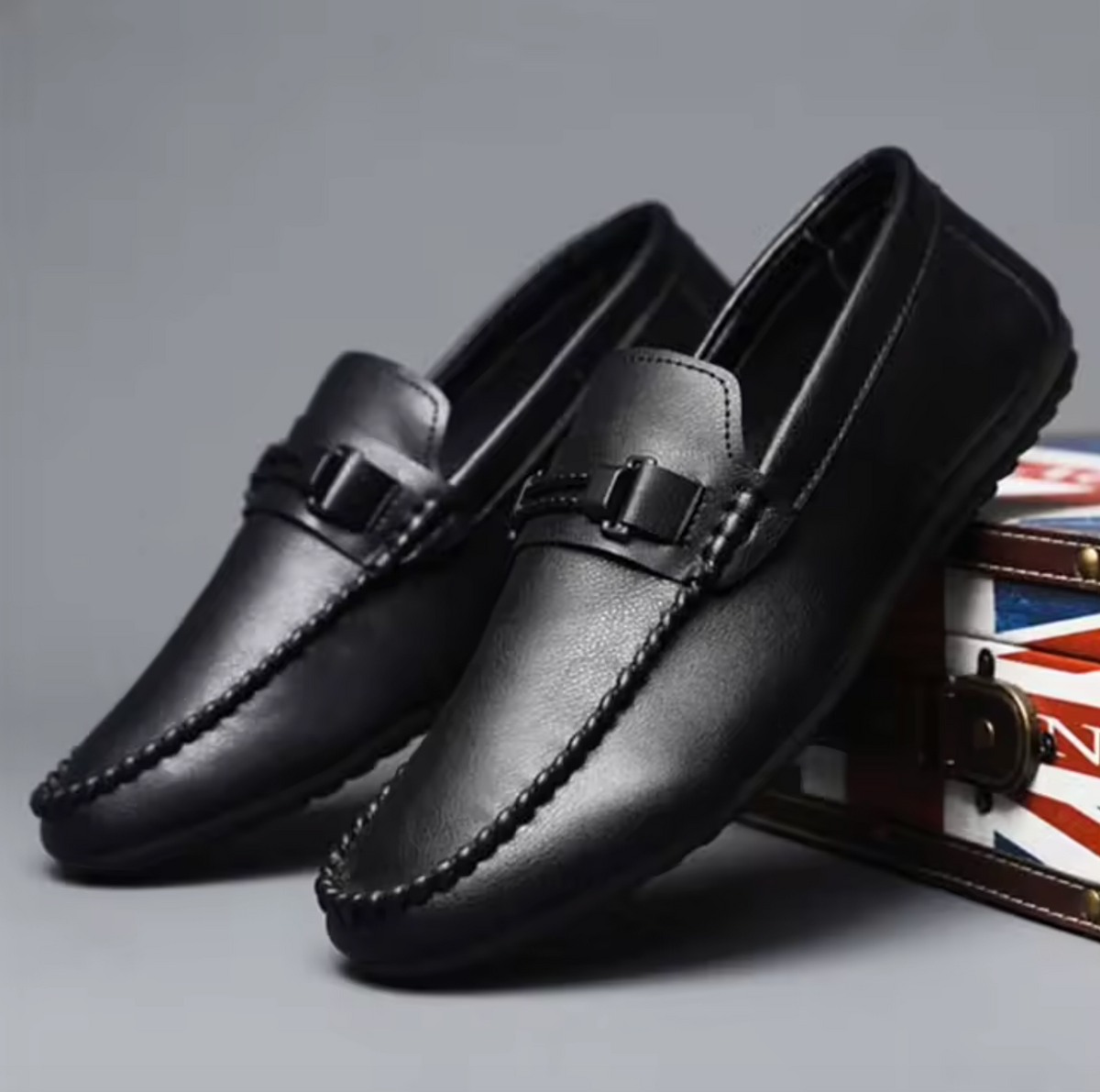 Men’s Lightweight PU Slip-On Shoes