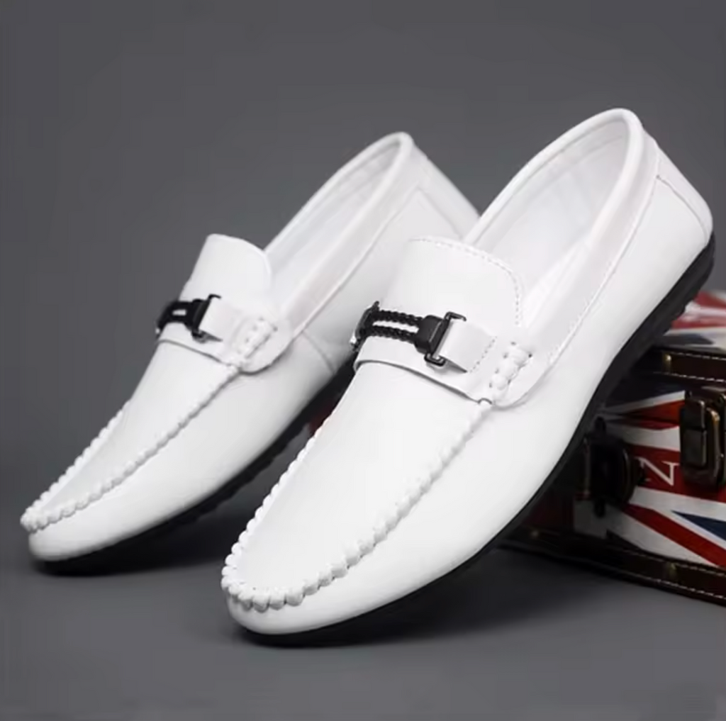 Men’s Lightweight PU Slip-On Shoes