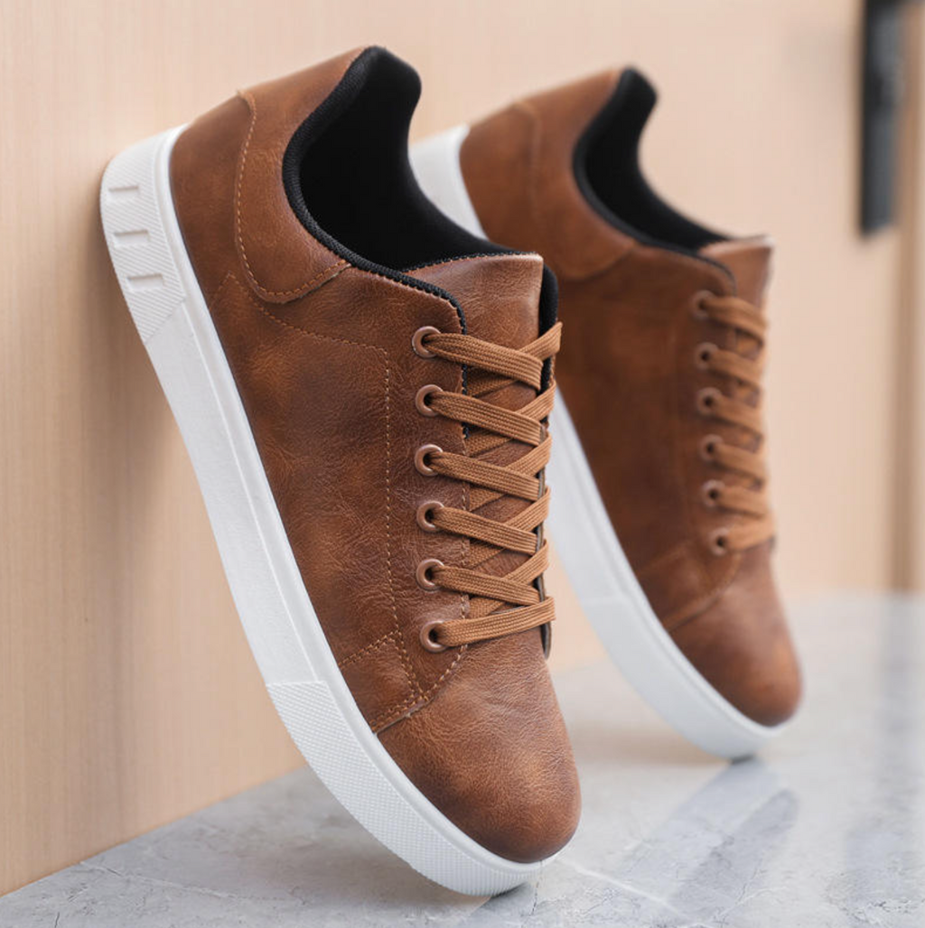 Men’s Plus-Size Leather Casual Shoes